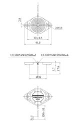Buzzer με Καλώδιο 6VDC 90db Kepo KPMB-G2606L-K10001 - Image 2