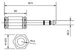 Adaptor 6.3mm Stereo Αρσενικό σε 3.5mm Stereo Θηλυκό Πλαστικό Μαύρο JT-3170B - Image 2