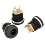 Βύσμα DC 5.5x2.1mm Αρσενικό για Panel Φ12mm YK1326