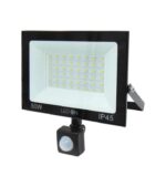 LED On QY-2604 Προβολέας LED 50W με Ανιχνευτή Κίνησης 4000lm IP45 Ψυχρό Λευκό 6500K Μαύρος 02.001.1280