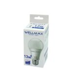 Λάμπα LED A60 E27 13W Ψυχρό Λευκό 6500K 1270lm 230° Wellmax 02.001.1294 - Image 3