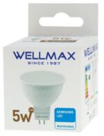 Λάμπα LED MR16 12V 5W Φυσικό Λευκό 4000K 400lm 120° Wellmax 02.001.1407 - Image 2