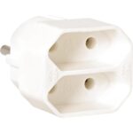 Adaptor Πρίζας από Σούκο Αρσενικό σε 2x Διπολικά Θηλυκά HGI ODL-EB-2