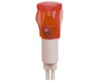 Ενδεικτική Λυχνία Neon Κόκκινη Φ10mm 230VAC IP40 με Καλώδιο Σιλικόνης 40cm Xindali AD22E-009/R