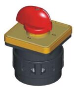 Διακόπτης Περιστροφικός 1-0-2, 2 Επαφών NO 16A 250VAC Φ48mm με Πλάκα 50x50mm Kedu ZH-HC-2-01 - Image 2