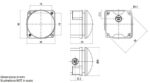 Πιεζοδιακόπτης Μανιτάρι Push ON SPST-NO, 10A/690VAC IP66 Φ90mm Μαύρος Giovenzana PG8M9W10 - Image 3