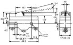 Τερματικός Διακόπτης SPDT με Έλασμα 63.5mm 15Α 250VAC C&H Z-15GW-B - Image 2