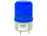 Φάρος LED 12VDC Μπλε Flashing Εφέ Φ85x160mm CNTD C-1101