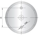 Φάρος Xenon 24VDC Μπλε Strobe Εφέ IP65 Φ74.5x52mm AuerSignal XB2 - Image 3