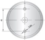 Φάρος Xenon 24VDC Πορτοκαλί Strobe Εφέ IP65 Φ74.5x52mm AuerSignal XB2 - Image 3