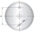 Φάρος Xenon 230VAC Κόκκινος Strobe Εφέ IP65 Φ74.5x52mm AuerSignal XB2 - Image 3