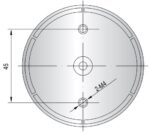 Φάρος Xenon 12VDC Πορτοκαλί Strobe Εφέ IP65 Φ74.5x52mm AuerSignal XB2 - Image 3
