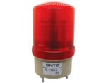 Φάρος LED 230VAC Κόκκινος Flashing Εφέ με Ενσωματωμένο Buzzer 110dB Φ85x160mm CNTD C-1101