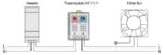 Θερμοστάτης Ψύξης & Θέρμανσης Ράγας 0-60°C 230VAC NT-71F - Image 2