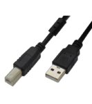 Καλώδιο USB 2.0 Type A Αρσενικό σε Type B Αρσενικό 1.8m με Φερρίτη Victronic 04.001.0409