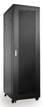 Επιδαπέδιο Rack 19" 42U Π60xΒ80xY205.5cm με Διάτρητη Μπροστινή & Πίσω Πόρτα Safewell SNB6842IK 04.022.0288