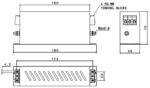 Φίλτρο EMI Τριφασικό 75Α 18.5-22kW MF423-3-2D-BS/75 EMIS - Image 2