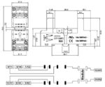 Βάση Ράγας για Ρελέ 2 Επαφών Μεσαίο 8 Pin Chenyao CST-S08F2 - Image 2