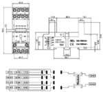 Βάση Ράγας για Ρελέ 4 Επαφών Μεσαίο 14 Pin Chenyao CST-S14F2 - Image 2