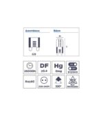 Λάμπα LED G9 230VAC 7W Θερμό Λευκό 3000K 800lm 320° Wellmax 02.001.1431 - Image 2
