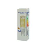 Λάμπα LED G9 230VAC 7W Θερμό Λευκό 3000K 800lm 320° Wellmax 02.001.1431 - Image 4