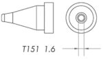 ATTEN T151-1.6 Μύτη Αποκόλλησης 1.6mm για το Πιστόλι GT-X150 των Σταθμών GT-5150/MS-900 - Image 2