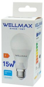 Λάμπα LED Α60 E27 15W Ψυχρό Λευκό 6500K 1521lm 230° Wellmax 02.001.1456 - Image 2