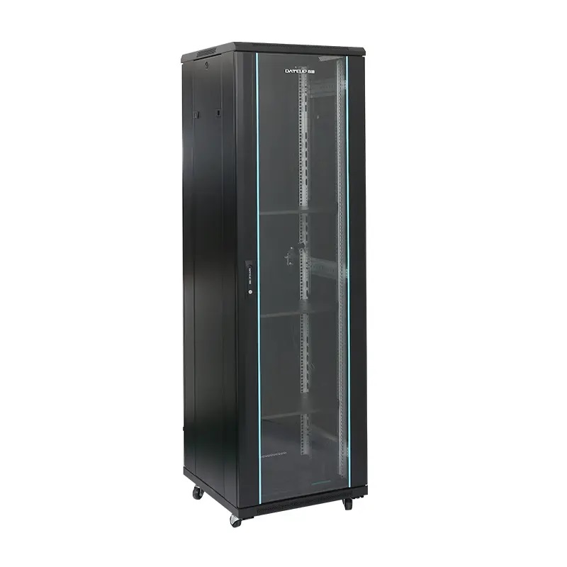 121879360-o1.jpg Επιδαπέδιο Rack 19" 42U Π60xΒ80xY205.5cm με Γυάλινη Πόρτα DateUp MS2.6842 04.022.0338 - Image 1