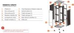 Επιδαπέδιο Rack 19" 47U Π80xΒ80xY227.7cm με Διάτρητη Μπροστινή & Πίσω Πόρτα DateUp MS3.8847 04.022.0342 - Image 5