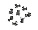 Βίδες & Παξιμάδια Μ6x12mm για Στήριξη Συσκευών σε Καμπίνες Rack DateUp 04.022.0375