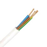 Ηλεκτρολογικό Καλώδιο H05Z1Z1-F 3x1.5mm² Εύκαμπτο Λευκό 1m Top 02.026.0657