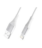 Pully Καλώδιο Ταχείας Φόρτισης Lightning σε USB-A 30W 1m Υφασμάτινο Λευκό 04.001.0482