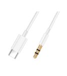 Καλώδιο USB-C σε 3.5mm Stereo Αρσενικό 1m Μαύρο VNZane VN-U901