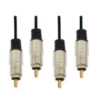 Καλώδιο 2x RCA Αρσενικά σε Αρσενικά 1.5m Μαύρο FEV 01.037.0514