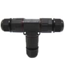 Σύνδεσμος 3 Καλωδίων 2.5mm² Στεγανός IP68 450V 24A με Λάστιχο Μ16Α & Βιδωτή Κλέμμα Σχήμα Τ