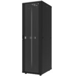 Επιδαπέδιο Rack 19″ 42U Π60xΒ100xY203cm με Γυάλινη Πόρτα Συναρμολογημένο Canovate Inorax Eco CSN-U-9-4260A