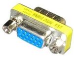 Adaptor D-Sub 15 Pin (3x5) Αρσενικό σε Θηλυκό σε 3 Σειρές