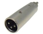 Adaptor XLR 3 Pin Αρσενικό σε RCA Αρσενικό Μεταλλικό JT-2158