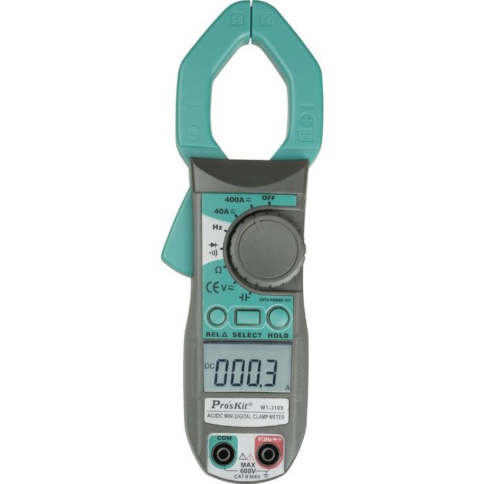 152388-o1.jpg ProsKit MT-3109 Ψηφιακή Αμπεροτσιμπίδα AC/DC 400A με Λειτουργία Hold 203x68x33mm - Image 1