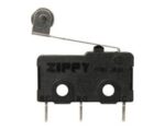 Microswitch Snap Action με Έλασμα 17mm & Ροδάκι, SPDT 5A/250VAC για PCB Zippy SM-05S-05P-Z