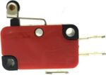Microswitch Snap Action με Έλασμα 12mm & Ροδάκι, SPDT 15A/250VAC, 2.35N, Faston C&H V-155-1C25 - Image 2