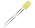 LED Κίτρινο Φ5mm 3V 50mcd 30mA 30° Foryard FYL-5013YD1C