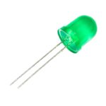LED Πράσινο Φ10mm 3V 60mcd 20mA 60° L-813GD Kingbright