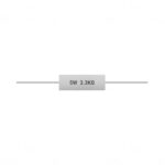 Αντίσταση Σύρματος 3.3kΩ 5W ±5%