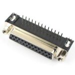 Βύσμα D-Sub 25 Pin Θηλυκό Γωνία για PCB 111-DR-25S