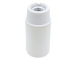Ντουί E14 με Μεταλλικό Σπείρωμα M10 (1/8) 250V 4A Λευκό B373B