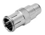 Adaptor F Quick σε RCA Θηλυκό Μεταλλικό Ultimax V7246