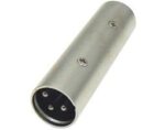 Adaptor XLR 3 Pin Αρσενικό σε Αρσενικό Μεταλλικό JT2148