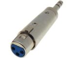 Adaptor XLR 3 Pin Θηλυκό σε 6.3mm Stereo Αρσενικό Μεταλλικό JT-2155
