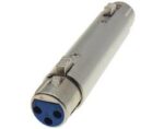 Adaptor XLR 3 Pin Θηλυκό σε Θηλυκό Μεταλλικό LZ160